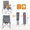 Heated Camping Chair with 12V 16000mAh Battery Pack