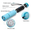 Glow In Dark Flashlight; Rubber Coated Mini 9 LED Flashlight