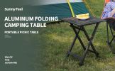 Camping Table - Lightweight Aluminum Picnic Table