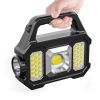 Portable, Multi-Modes, Solar Powered, USB Rechargeable Light