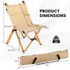 Bamboo Folding Camping Chair