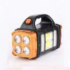 1pc Multifunctional Solar LED+COB Light With Handle